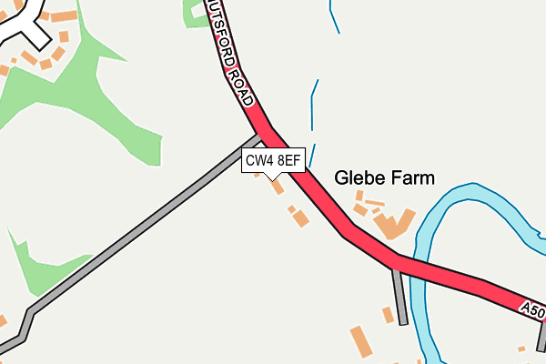 Map of GLEBE FARM AGRICULTURAL HORTICULTURAL  AND FORESTRY LTD at local scale
