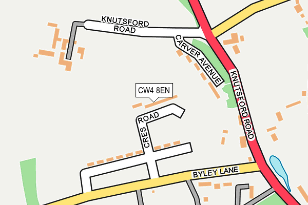 CW4 8EN map - OS OpenMap – Local (Ordnance Survey)