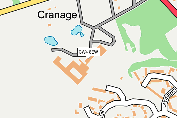 CW4 8EW map - OS OpenMap – Local (Ordnance Survey)