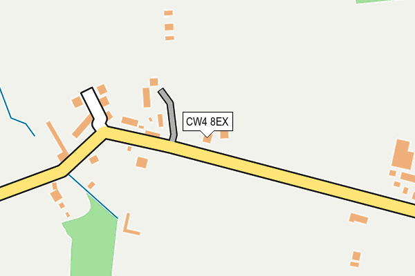CW4 8EX map - OS OpenMap – Local (Ordnance Survey)