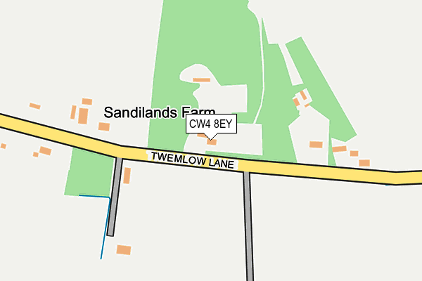 CW4 8EY map - OS OpenMap – Local (Ordnance Survey)