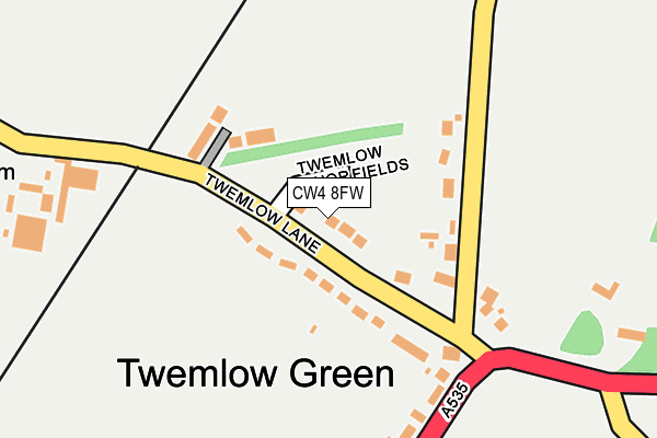 CW4 8FW map - OS OpenMap – Local (Ordnance Survey)