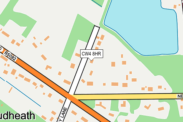 CW4 8HR map - OS OpenMap – Local (Ordnance Survey)