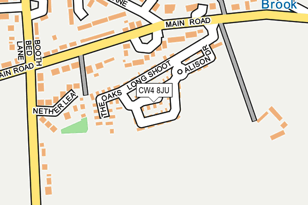CW4 8JU map - OS OpenMap – Local (Ordnance Survey)