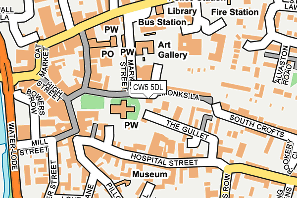 CW5 5DL map - OS OpenMap – Local (Ordnance Survey)