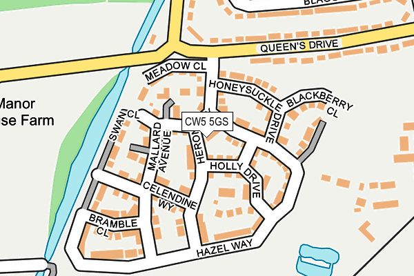 CW5 5GS map - OS OpenMap – Local (Ordnance Survey)