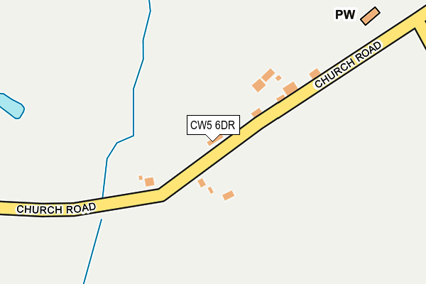 CW5 6DR map - OS OpenMap – Local (Ordnance Survey)