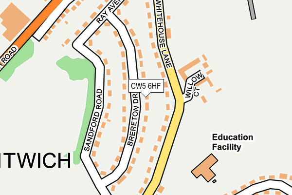 Map of MYSPEECHTHERAPY LIMITED at local scale