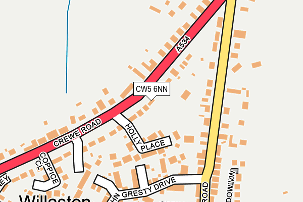 CW5 6NN map - OS OpenMap – Local (Ordnance Survey)