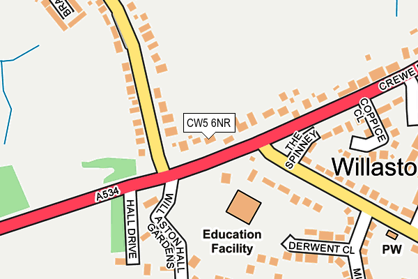 CW5 6NR map - OS OpenMap – Local (Ordnance Survey)