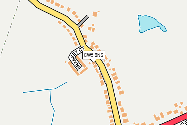 CW5 6NS map - OS OpenMap – Local (Ordnance Survey)