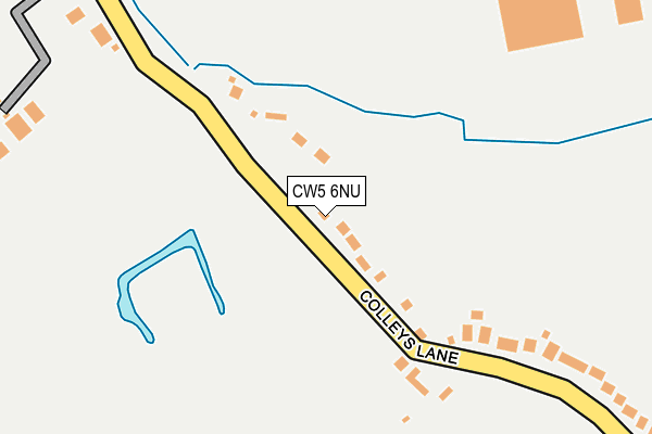 CW5 6NU map - OS OpenMap – Local (Ordnance Survey)