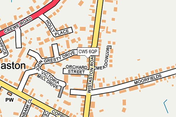 CW5 6QP map - OS OpenMap – Local (Ordnance Survey)