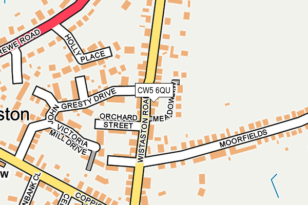 CW5 6QU map - OS OpenMap – Local (Ordnance Survey)