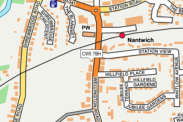 Map of CHAPLOW PROPERTIES LIMITED at local scale
