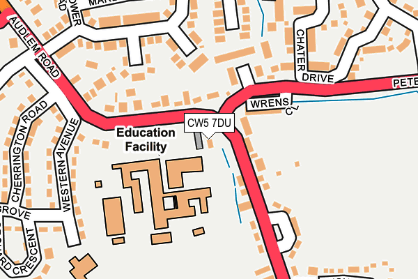 CW5 7DU map - OS OpenMap – Local (Ordnance Survey)