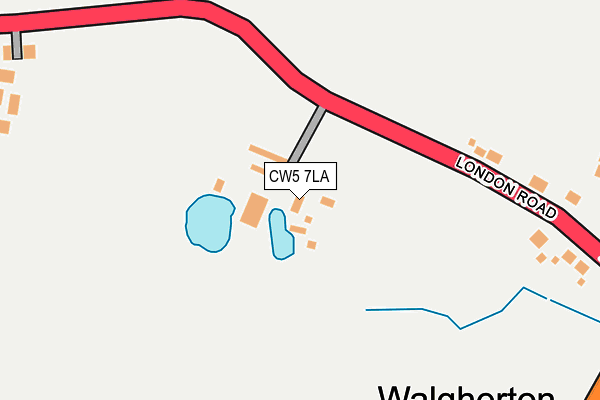 CW5 7LA map - OS OpenMap – Local (Ordnance Survey)