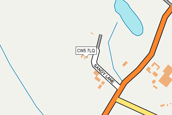 CW5 7LQ map - OS OpenMap – Local (Ordnance Survey)