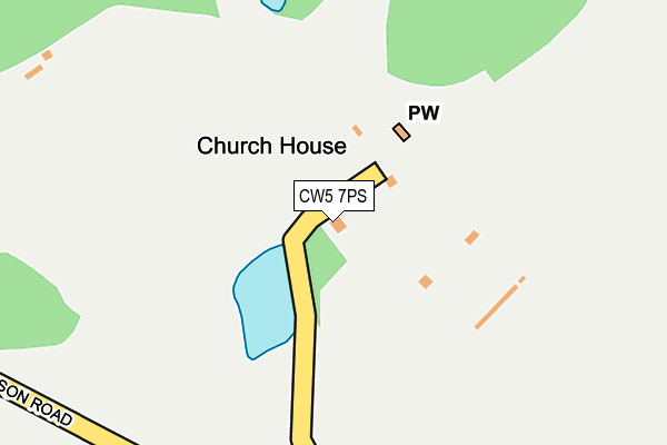 CW5 7PS map - OS OpenMap – Local (Ordnance Survey)