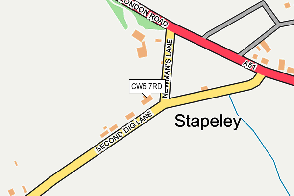 CW5 7RD map - OS OpenMap – Local (Ordnance Survey)