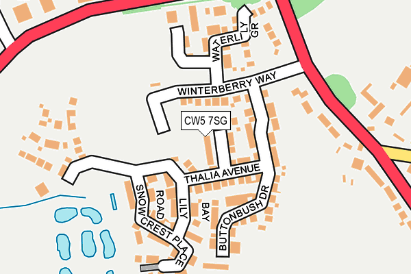 CW5 7SG map - OS OpenMap – Local (Ordnance Survey)