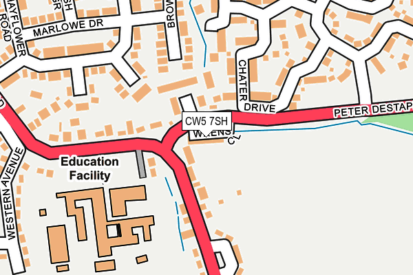 CW5 7SH map - OS OpenMap – Local (Ordnance Survey)