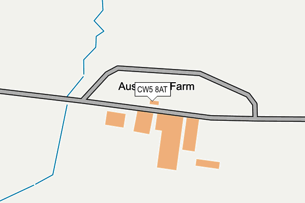 CW5 8AT map - OS OpenMap – Local (Ordnance Survey)