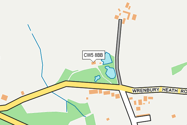 CW5 8BB map - OS OpenMap – Local (Ordnance Survey)