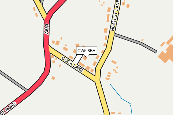 CW5 8BH map - OS OpenMap – Local (Ordnance Survey)