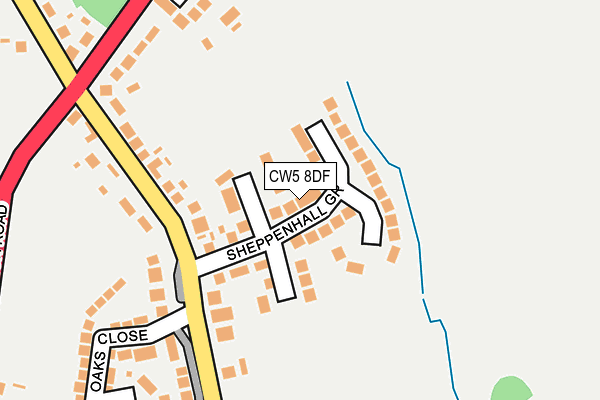 Map of DAMPFIX (CHESHIRE) LTD at local scale