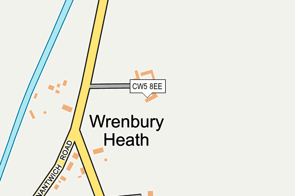 CW5 8EE map - OS OpenMap – Local (Ordnance Survey)