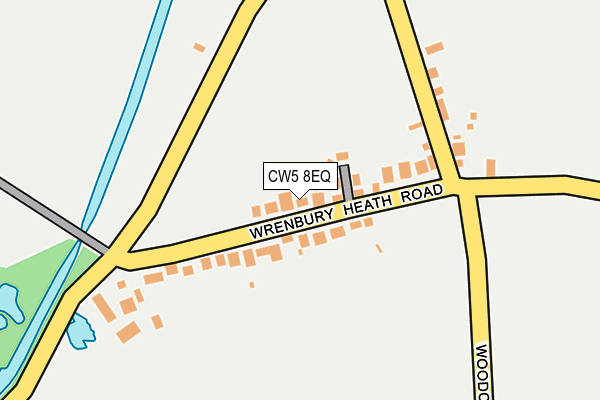 CW5 8EQ map - OS OpenMap – Local (Ordnance Survey)