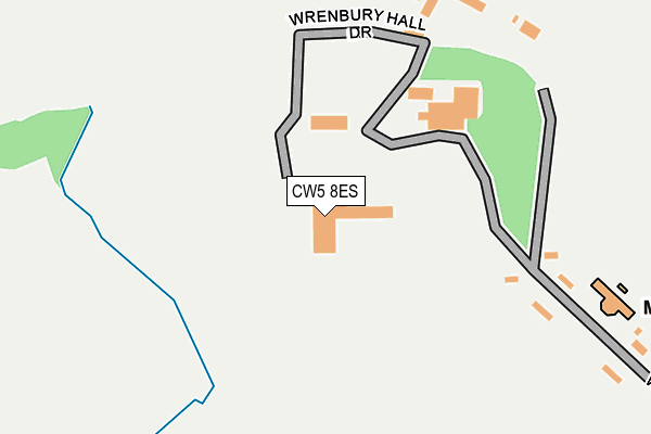 CW5 8ES map - OS OpenMap – Local (Ordnance Survey)