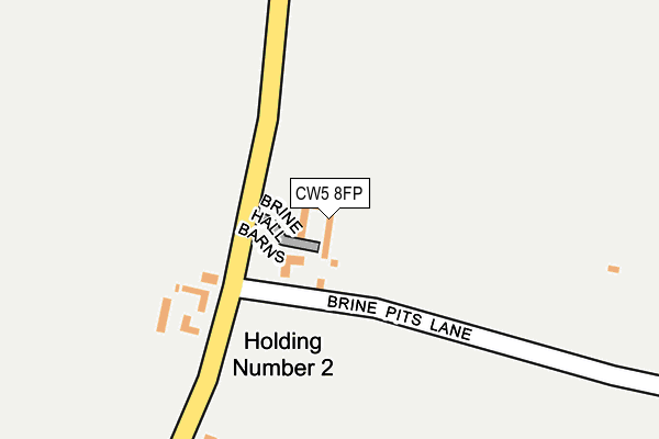 CW5 8FP map - OS OpenMap – Local (Ordnance Survey)