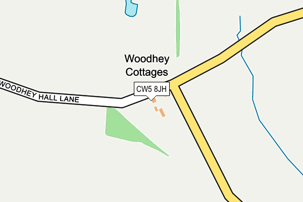 CW5 8JH map - OS OpenMap – Local (Ordnance Survey)