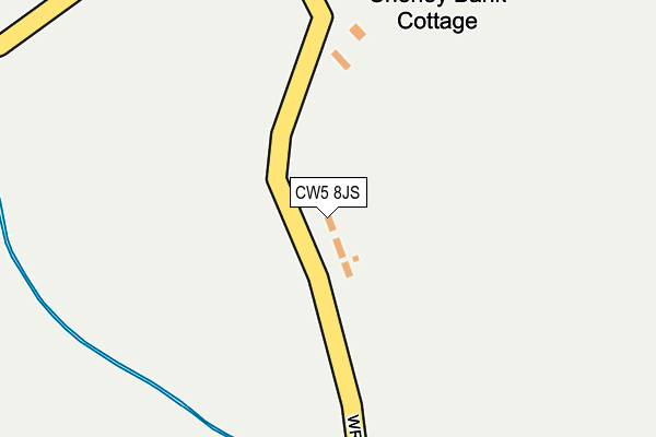 CW5 8JS map - OS OpenMap – Local (Ordnance Survey)