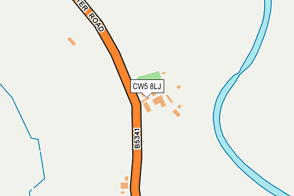 CW5 8LJ map - OS OpenMap – Local (Ordnance Survey)