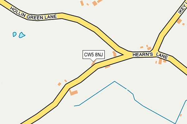 CW5 8NJ map - OS OpenMap – Local (Ordnance Survey)
