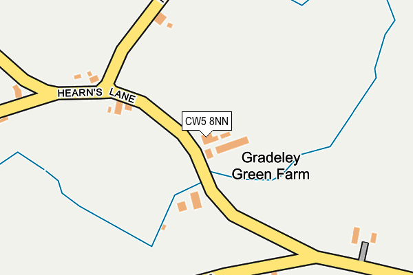 CW5 8NN map - OS OpenMap – Local (Ordnance Survey)