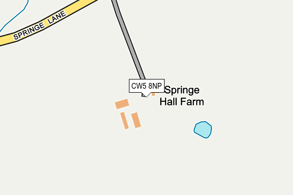 CW5 8NP map - OS OpenMap – Local (Ordnance Survey)