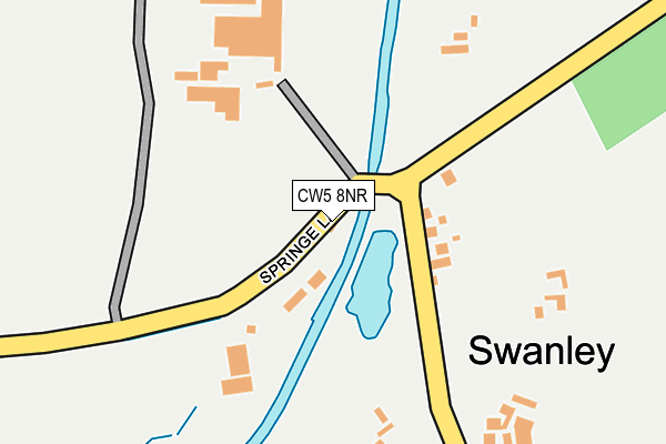 CW5 8NR map - OS OpenMap – Local (Ordnance Survey)
