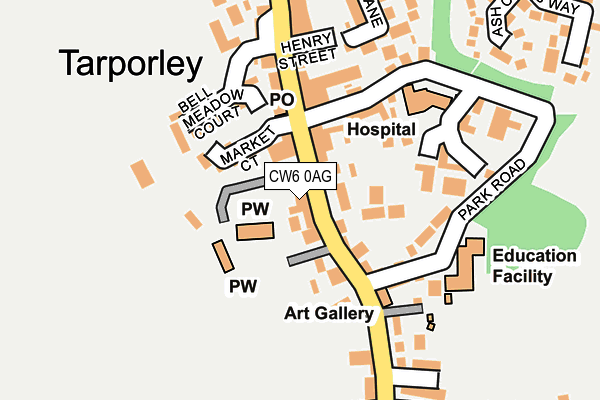 Map of MOLLY MOP CLEANING LTD at local scale