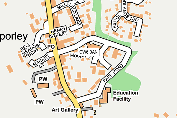 Map of RACEWOOD LIMITED at local scale