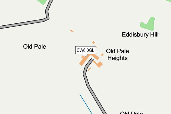 CW6 0GL map - OS OpenMap – Local (Ordnance Survey)