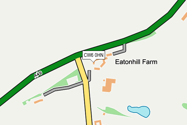 CW6 0HN map - OS OpenMap – Local (Ordnance Survey)