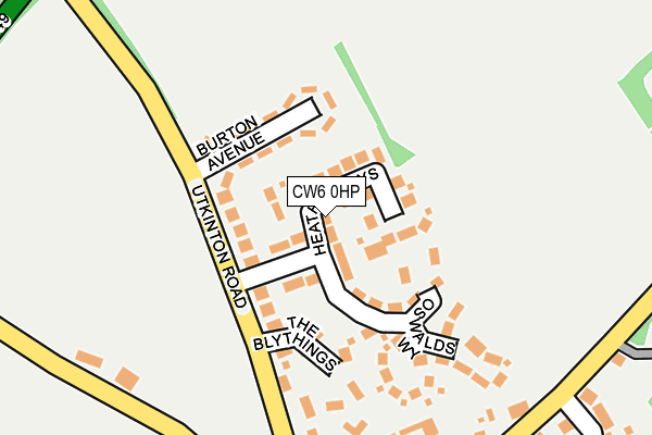 Map of EDDISBURY HOMES LTD at local scale