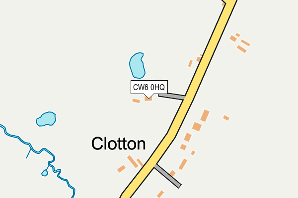 CW6 0HQ map - OS OpenMap – Local (Ordnance Survey)