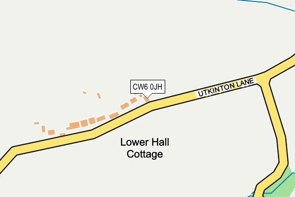 CW6 0JH map - OS OpenMap – Local (Ordnance Survey)