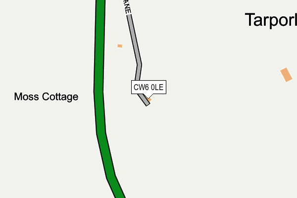 CW6 0LE map - OS OpenMap – Local (Ordnance Survey)