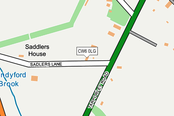 CW6 0LG map - OS OpenMap – Local (Ordnance Survey)